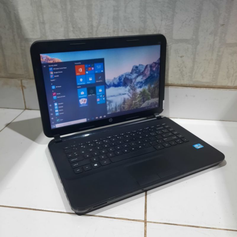 laptop HP 240 G2 intel Cor i3-3110M Ram 4GB/SSD 128Gb HDD 500GB Layar 14 inch Windows 10 siap pakai mulus