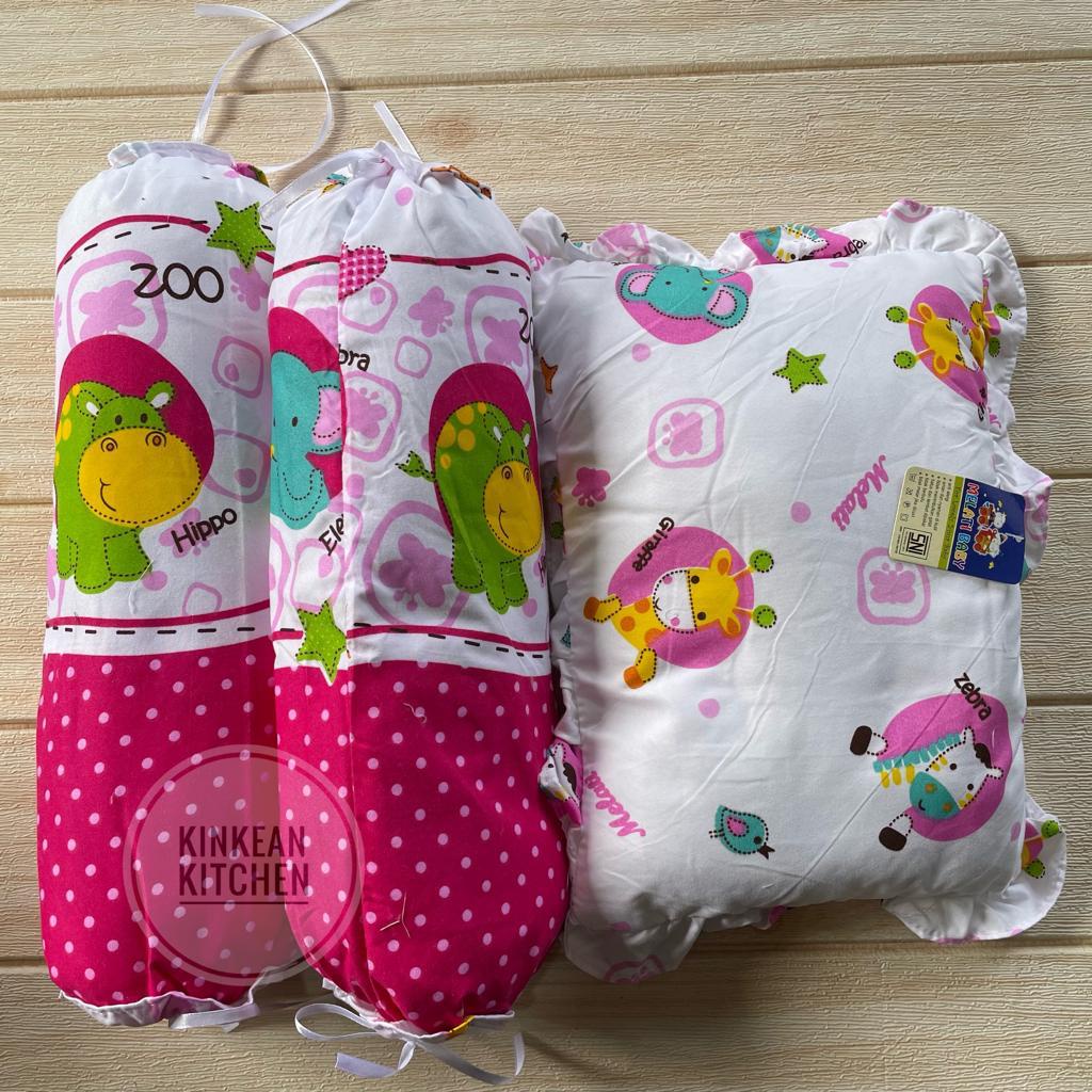Bantal Guling Bayi Set Melati Muda-Bantal