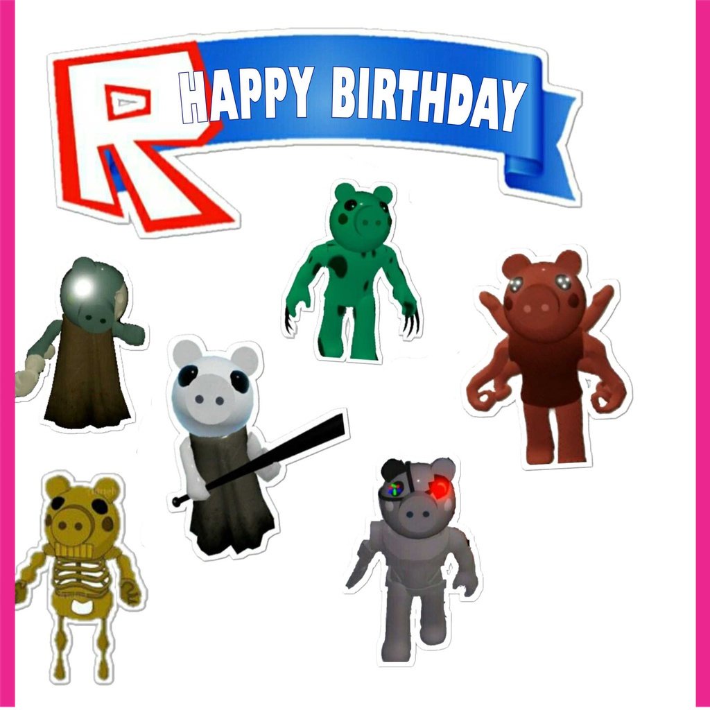 

BIGBAG TOPPER CAKE ULANG TAHUN / HIASAN KUE ROBLOX