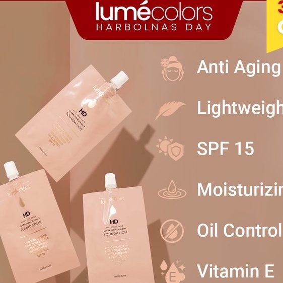 Promo Lumecolors Sc Sachet Neutral, Light, Sand Foundation