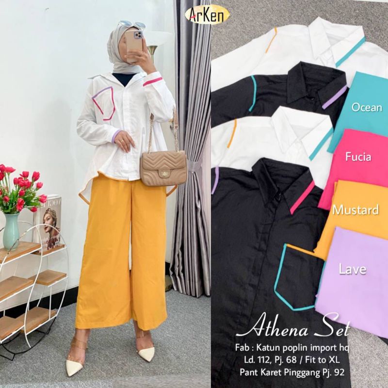 (( TERBARU BISA COD )) BAJU ATHENA  SET  BY ARKEN