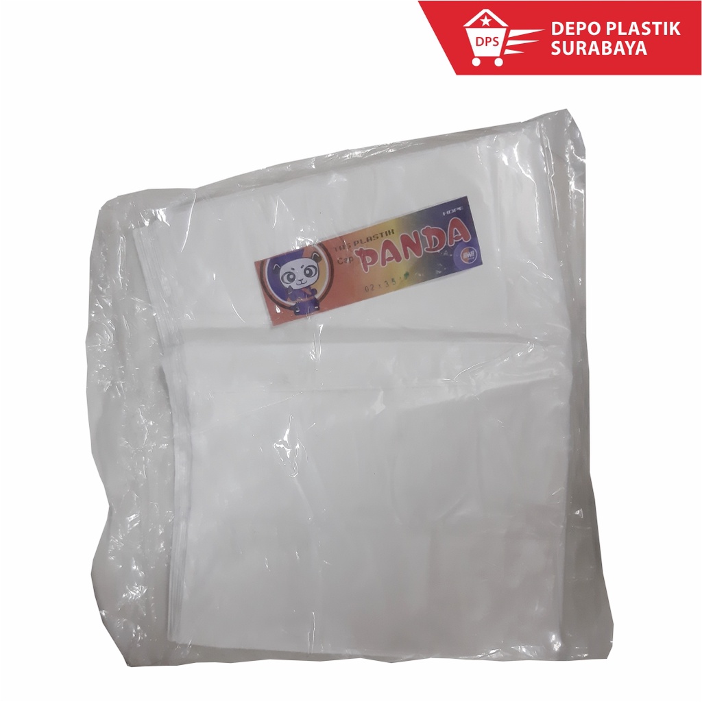 Kresek Merk Panda uk 35 Putih / Kresek Makanan / Kresek Putih 35