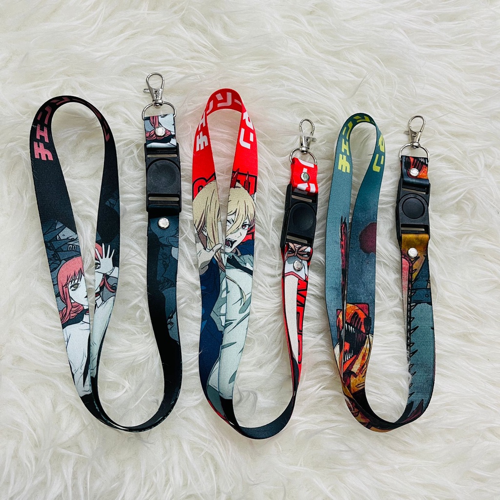 Lanyard Chainsaw Man Anime Manga Premium Unisex Tali Card