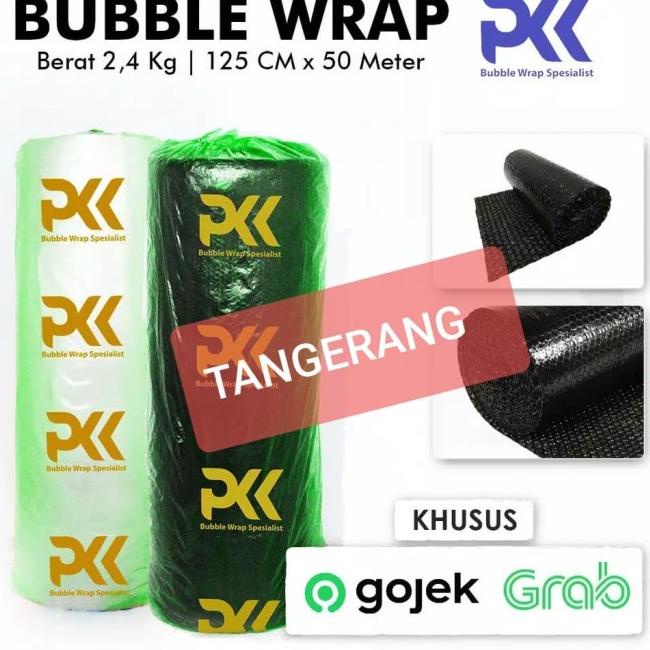 

Bubble wrap rol - HITAM 90CMX50M