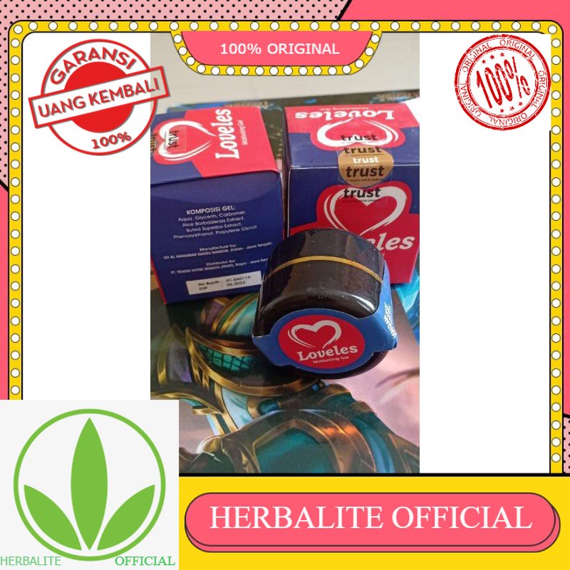 100% ORIGINAL gel antiseptic loveles gel bpom