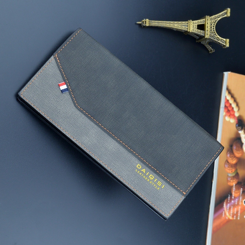DOMPET LIPAT PRIA PANJANG KULIT HITAM ARIO WA611B5 KEREN BRANDED DISTRO LAKI KEKINIAN IMPORT SLOT KARTU UANG RESLETING KOIN COWOK REMAJA DEWASA SIMPLE