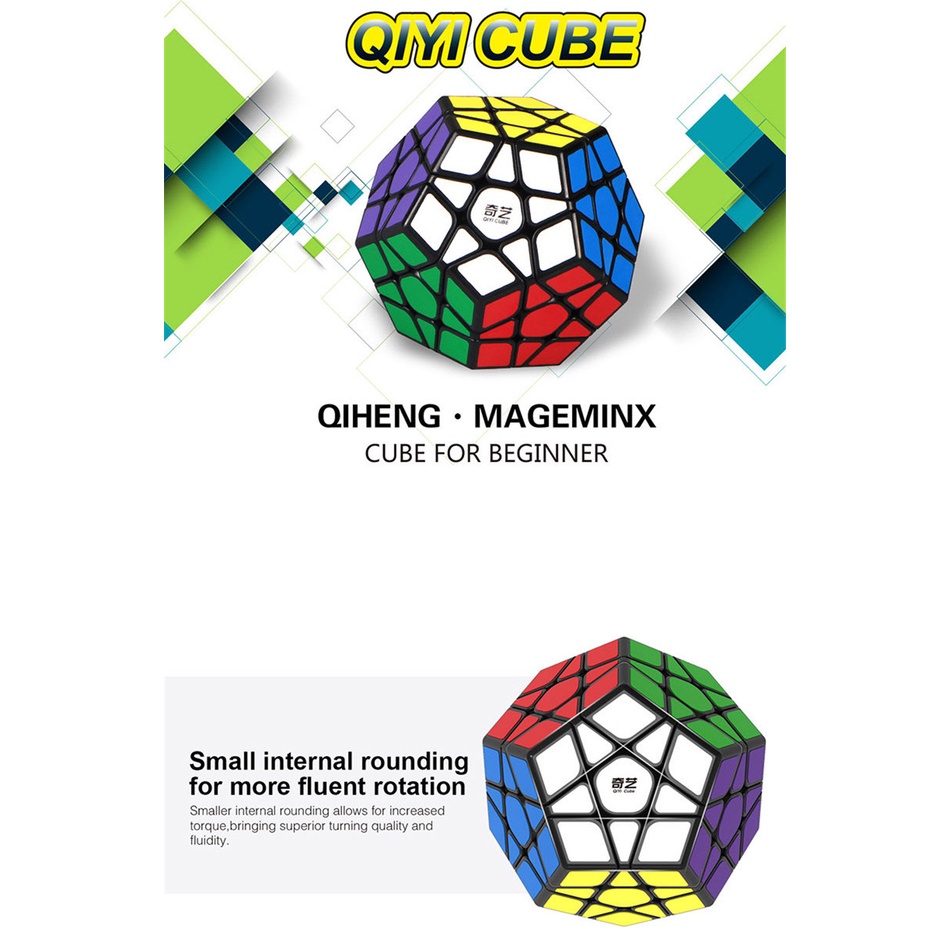 Mainan Puzzle Rubik Dodecahedron 3x3 Untuk Asah Otak