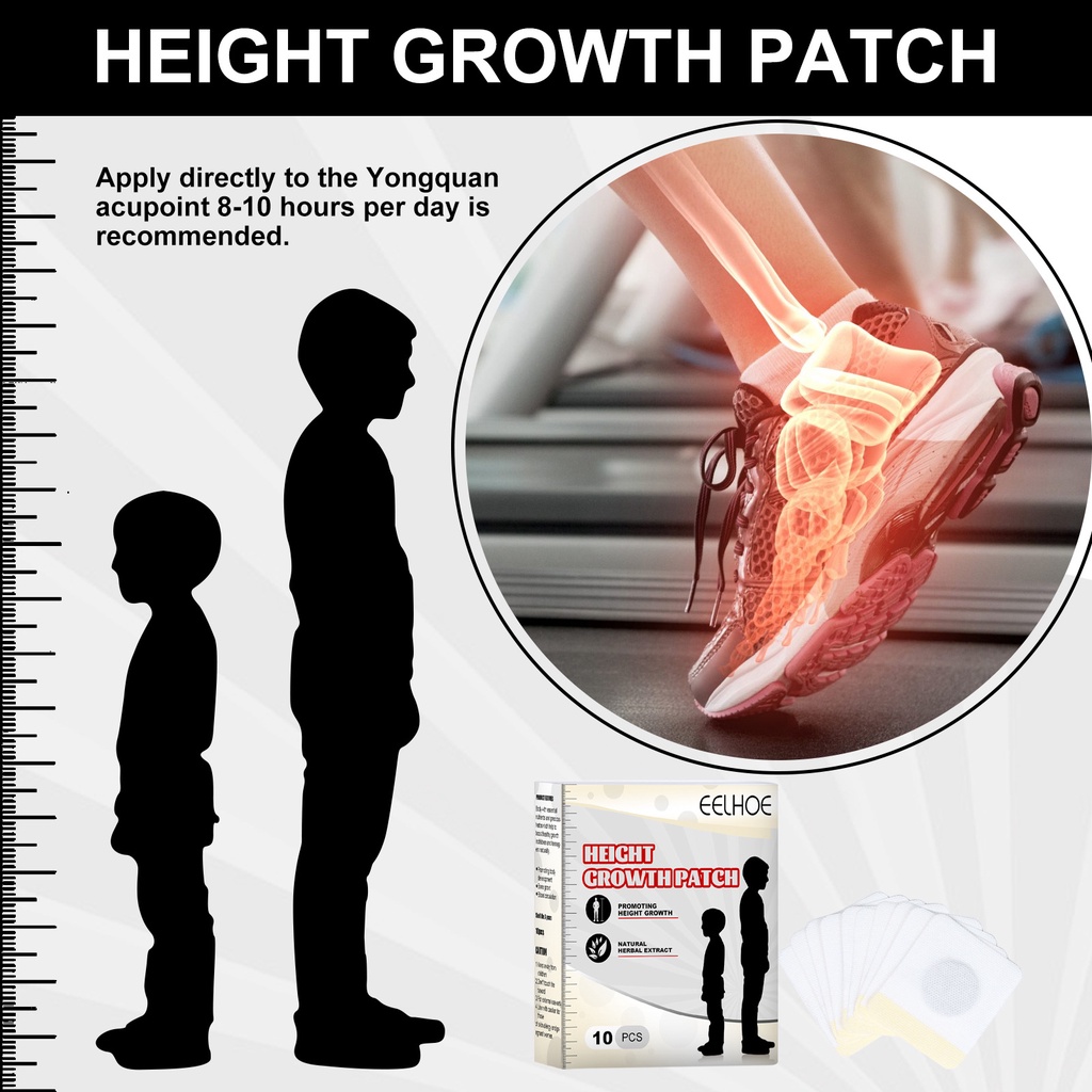 Koyo Peninggi Badan isi 10 Height Growth Patch penambah tinggi badan cepat