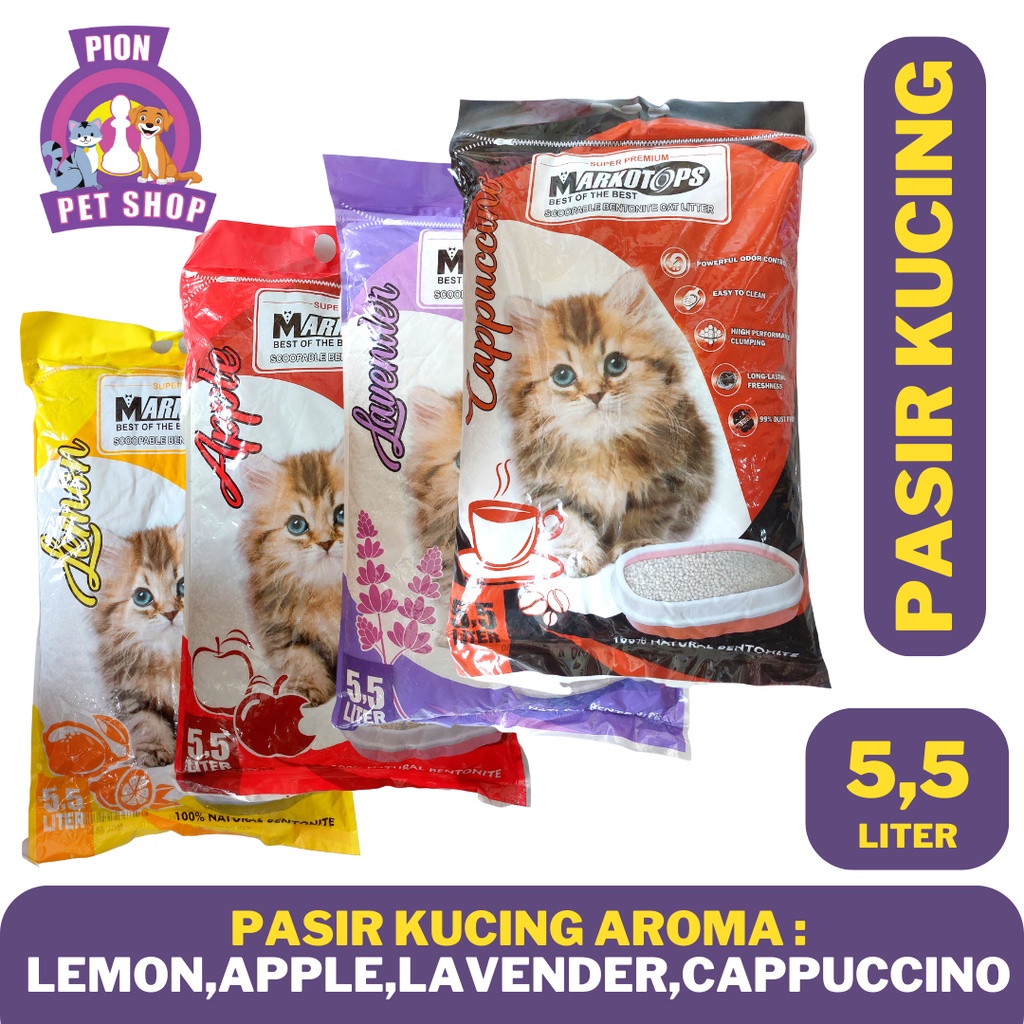 Pasir kucing/Markotops Cat Litter 5.5 Liter