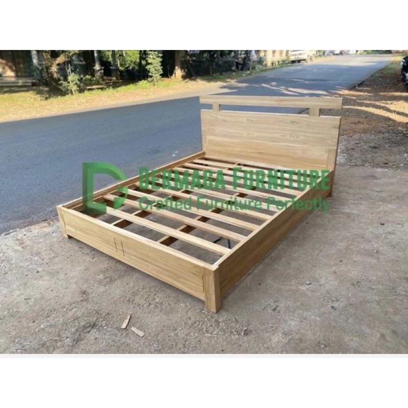 PRE ORDER DIPAN TEMPAT TIDUR BLOK JEPANG KAYU JATI DIPAN MINIMALIS