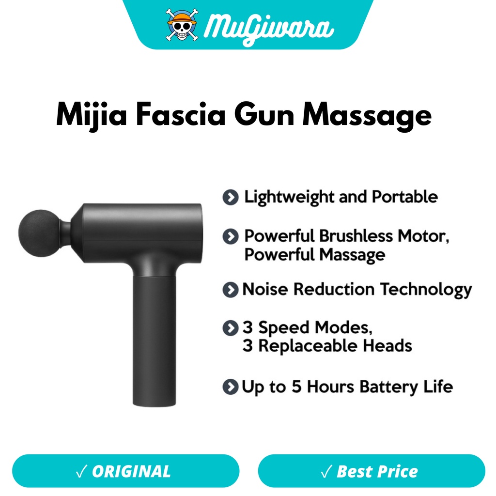 Mijia Fascia Massage Gun Alat Pijat Elektrik