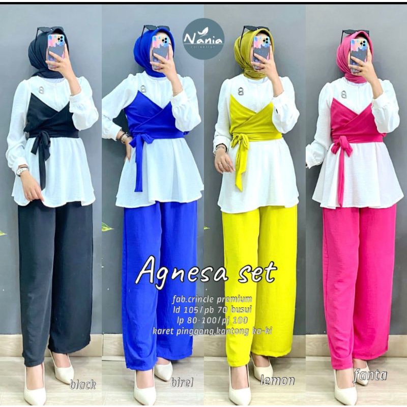 MALIKA / Agnesa setelan wanita