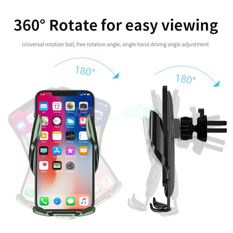 Braket Stand Holder Smartphone Mount Air Vent Mobil Universal Untuk Xiaomi / Samsung / Huawei