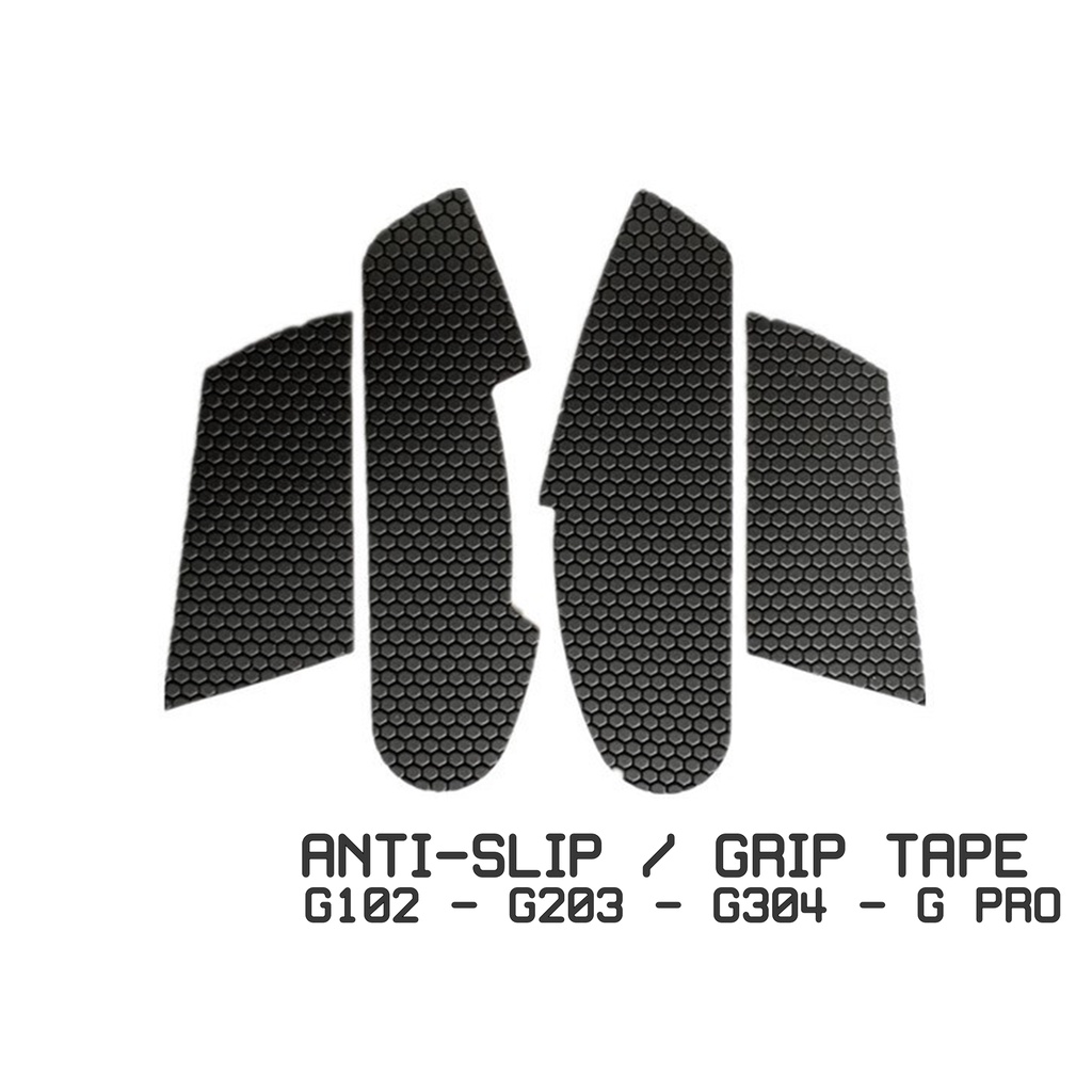 Anti Slip Grip Tape Skin Logitech G102 G203 G304 G PRO Gaming Mouse