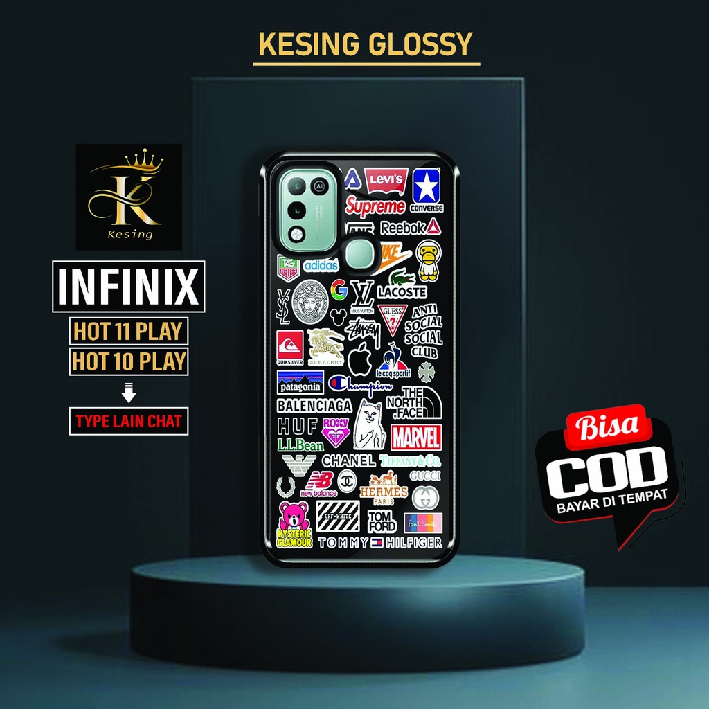 Case Infinix Hot 10 Play / Hot 11 Play Terbaru - Case Glossy Infinix Hot 10 Play - Softcase Infinix 