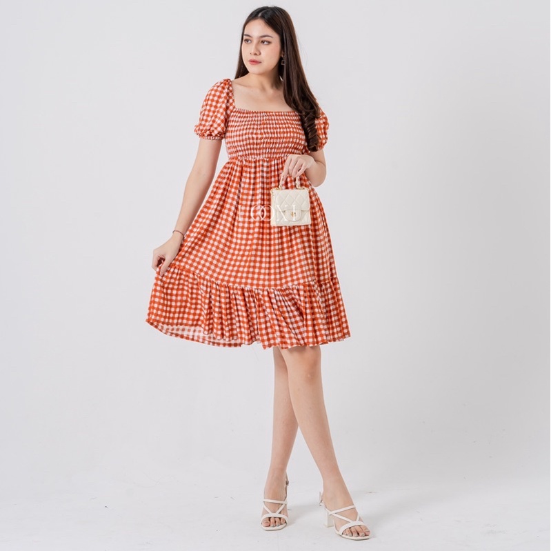 Clara Midi Dress | Korean Karet Dress