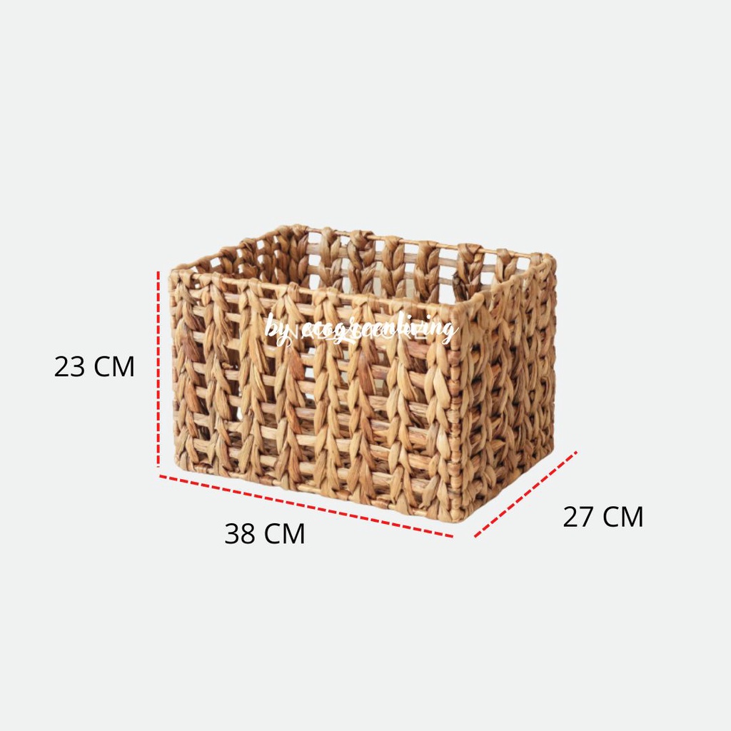 BOX PENYIMPANAN / KERANJANG / BASKET / LAUNDRY BASKET / KERANJANG KERAWANG SATUAN