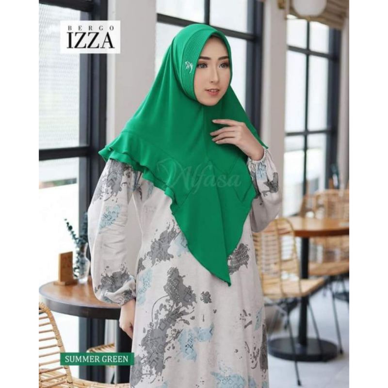 Alfasa Hijab Bergo Izza Jilbab Instan Jersey Serena