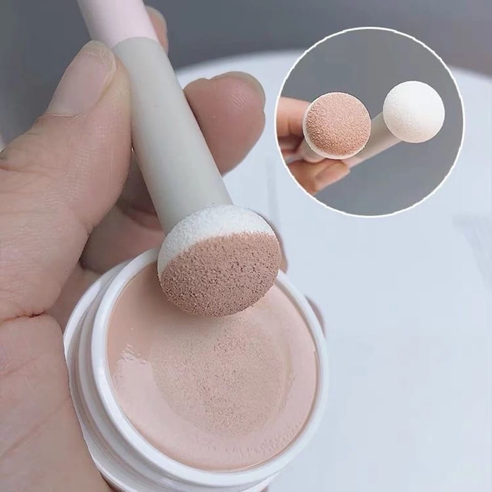 Brush Concealer Spons Puff Makeup Foundation / Bedak / Contour / Bibir / Brush Spons Concealer F844