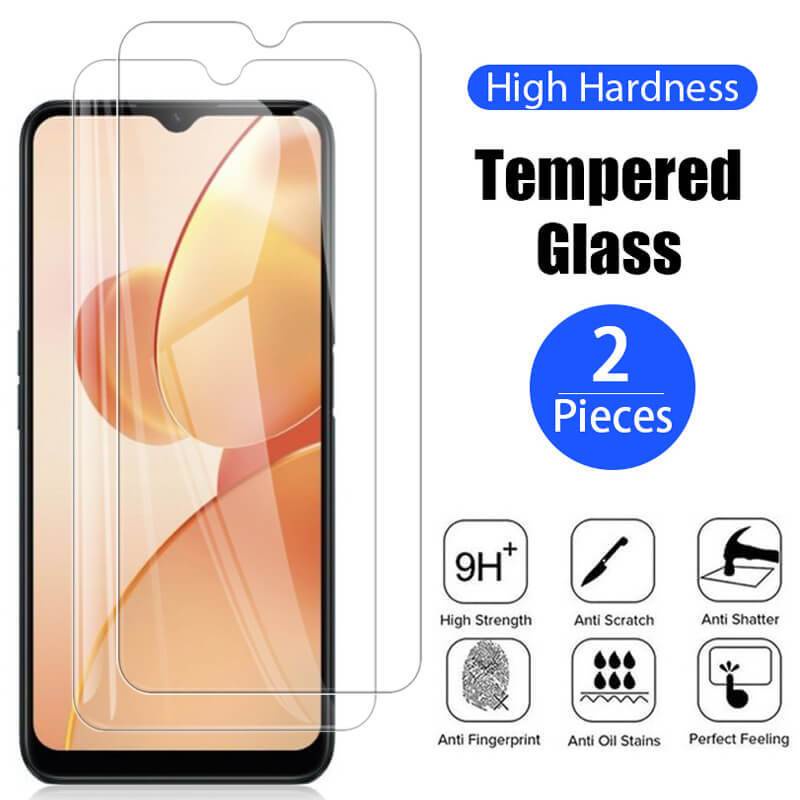 2pcs Pelindung Layar Tempered Glass 3D Untuk OPPO Realme C31 GT GT2 C35 Neo 3 Pro 50A 5G Pro Prim