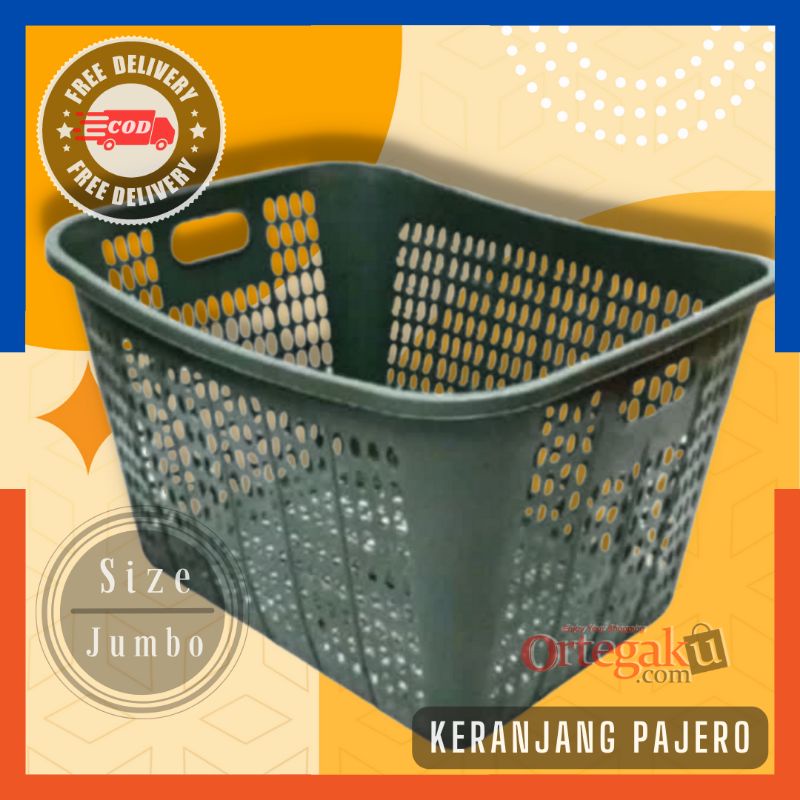 KERANJANG PAJERO BESAR JUMBO TEBAL MURAH | KRANJANG LAUNDRY PLASTIK BAJU SERBAGUNA | Keranjang Pakai