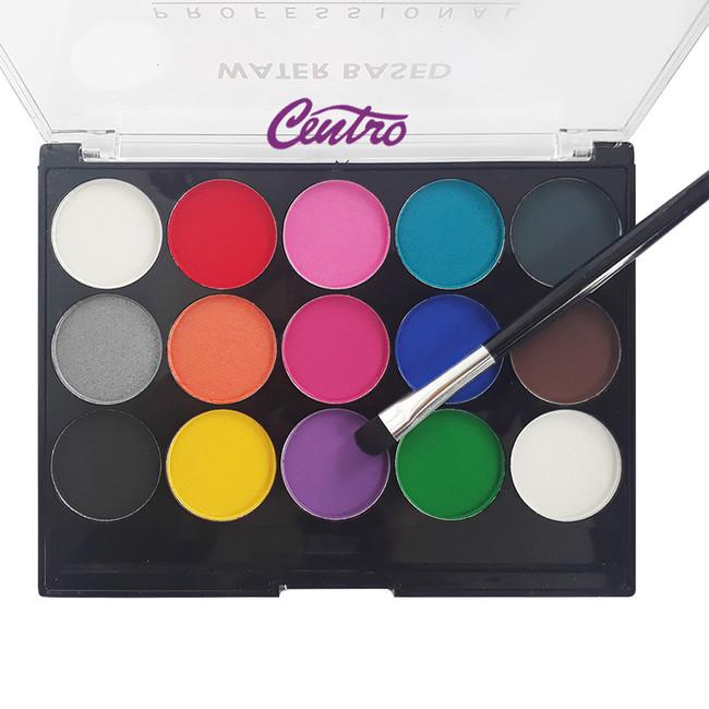 

Professional Body Art Face And Painting Kit 15 Color Set + 1 Brush