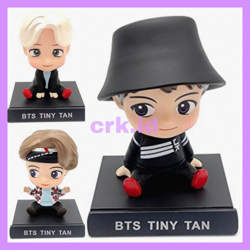 PAJANGAN DASHBOARD MOBIL ACTION FIGURE BTS BANGTAN SONYEODAN TINY TAN MINI FIGURINE V JIMIN JUNGKOOK
