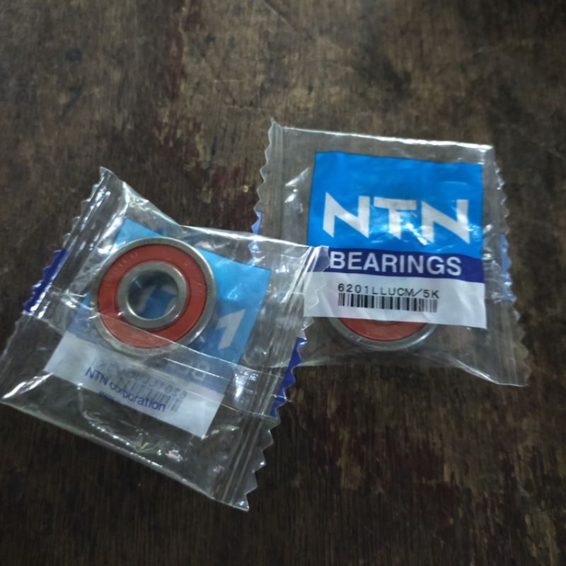 Bearing lahar 6201 Koyo NSK NTN Original tutup karet
