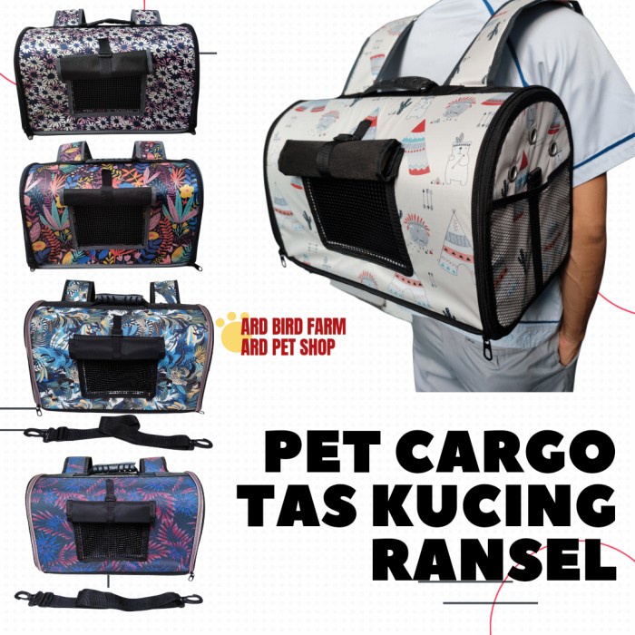 Cargo Tas Kucing Astronot Transparan Pet Cargo Pet Carrier Tas Hewan Gendong