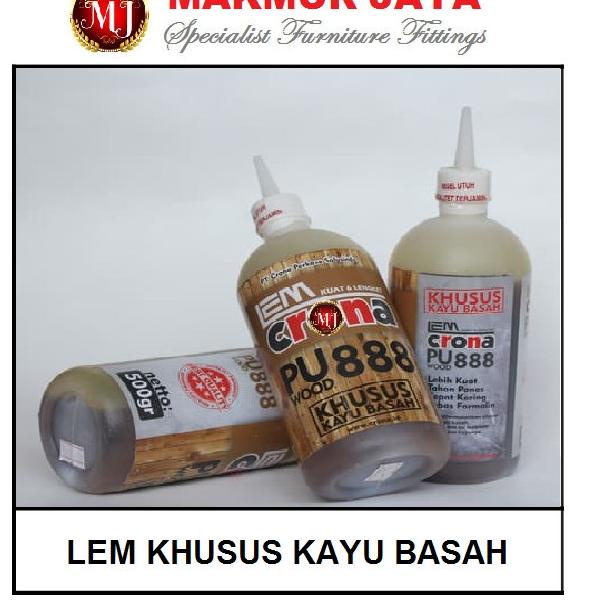 

Lem Kayu basah Crona PU Wood 888 500gram - 450gram