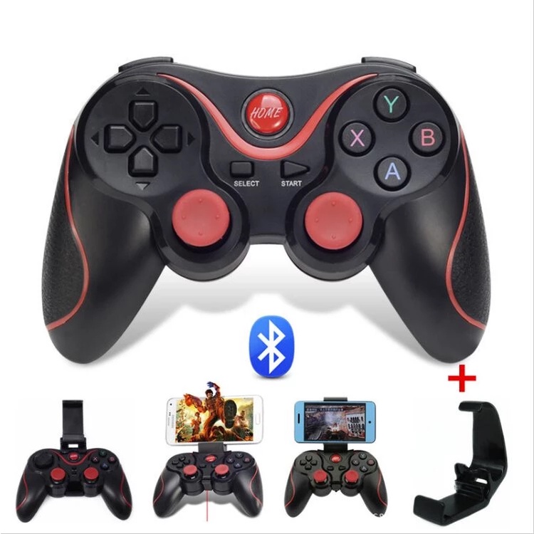 Gamepad Joystick Bluetooth Wireless Controller for Android Terios X3 With Holder