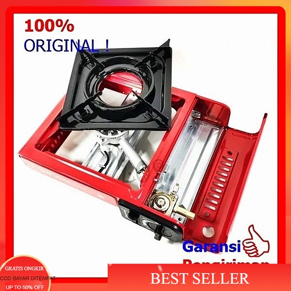 Kompor Gas Camping Kamping Kemah Mendaki Gunung Portable Progas LPG Connector