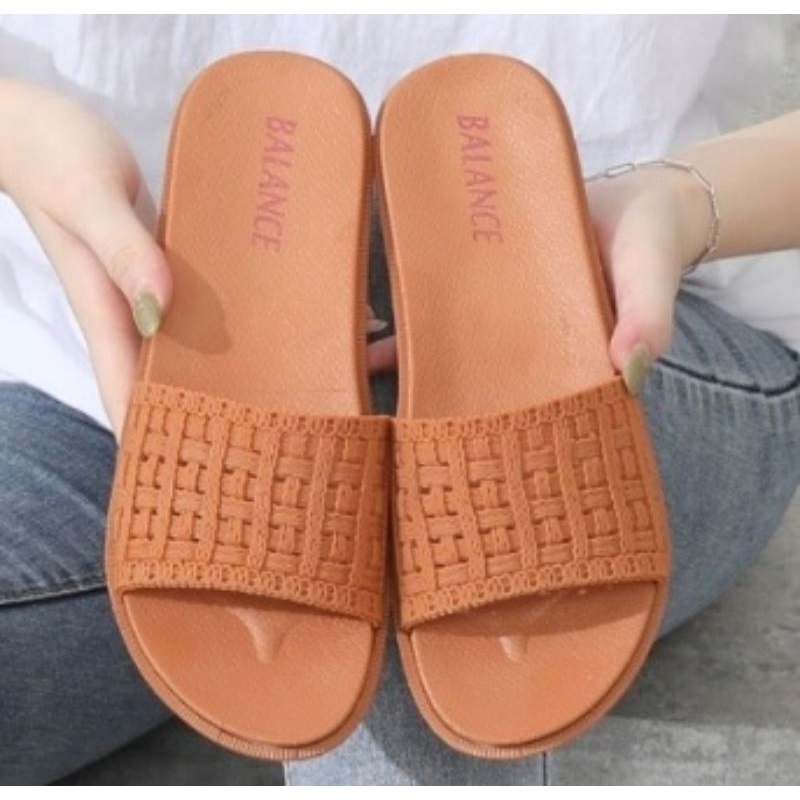 Sandal Slide Wanita Selop Jaring HERTI Import Balance 956