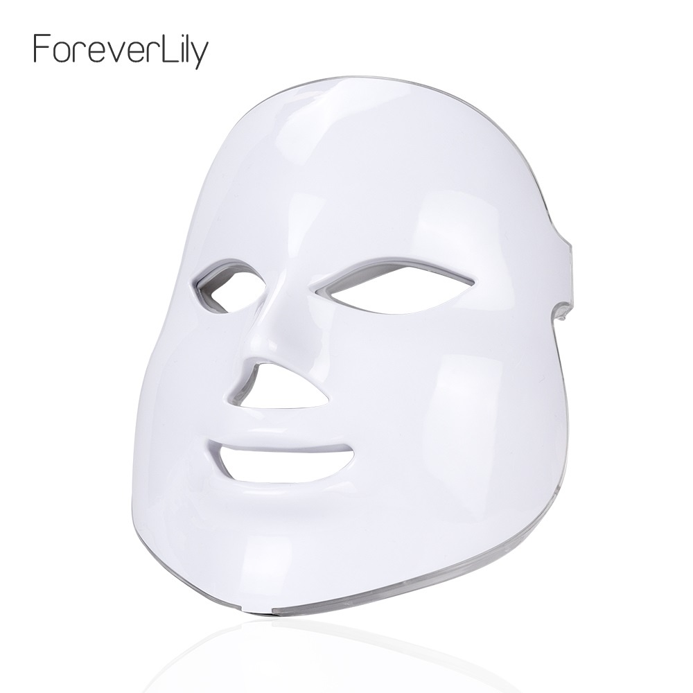 【1-3 Days Delivery】Foreverlily 7 Led Facial Mask Masker LED PDT LIGHT 7IN1 LED MASK Masker Light 7 Warna Led Mask Photon Therapy Alat Perawatan Wajah Penggunaan Pengisian Daya 7 Colors Led Masker Wajah