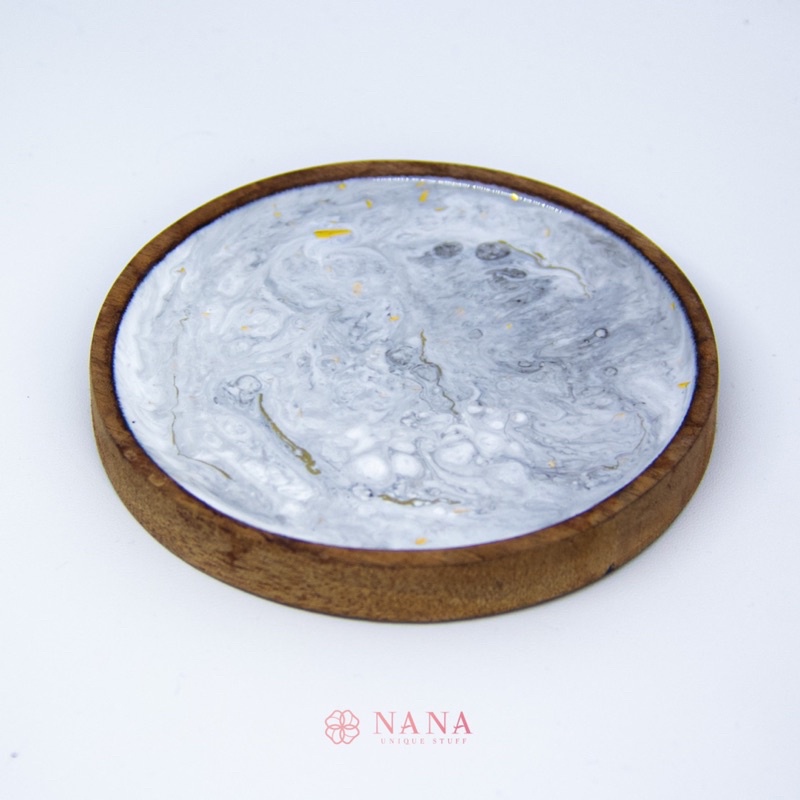 Custom Tatakan Gelas Resin / Tatakan Gelas Kayu