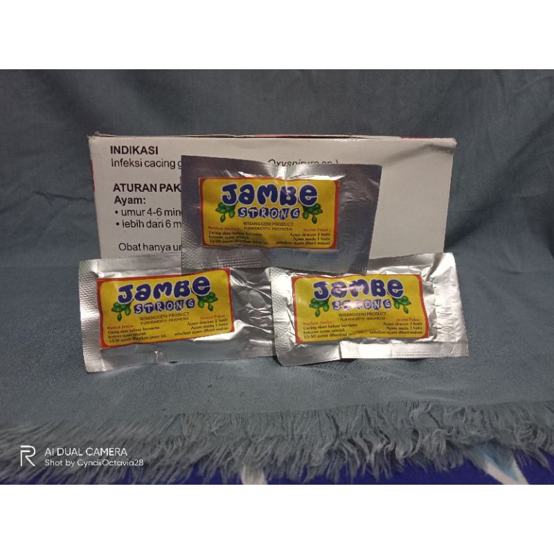 Jambe Obat Cacing Ayam Bangkok Kapsul