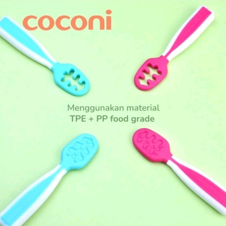 COCONI My First Pre Spoon 2 pcs / Sendok Belajar Makan Bayi 2 Pcs