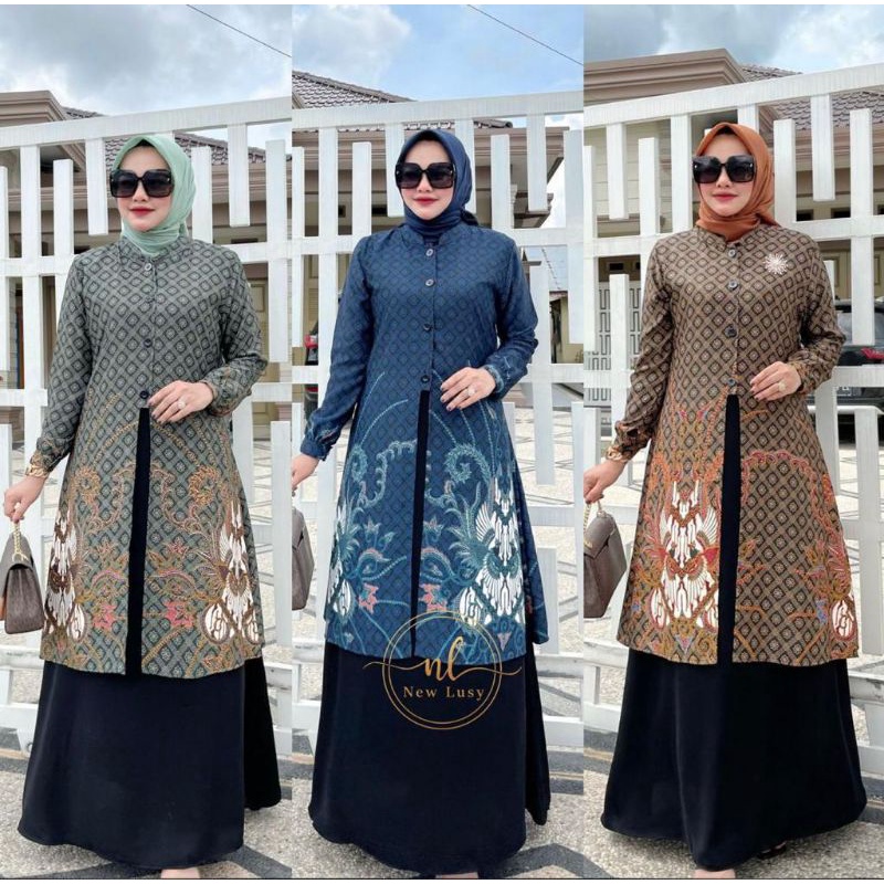 Batik dress new lusy