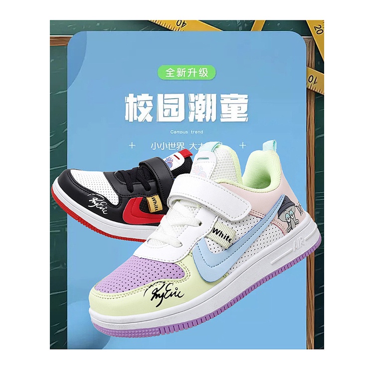 Minipetite SH2155N Sepatu Sneakers Anak Semi Boots Non LED Import Ringan Sepatu Anak Usia 3-12 Tahun Size 26-37