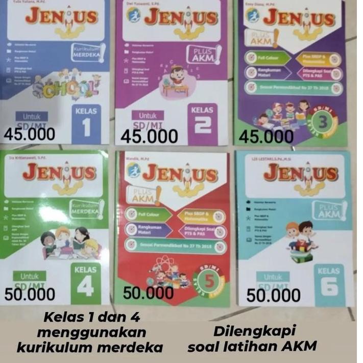 

PROMO SPESIAL Buku Jenius Tematik Kelas 1-6 Semester I Tahun Ajaran 2022-2023 ♪ 852