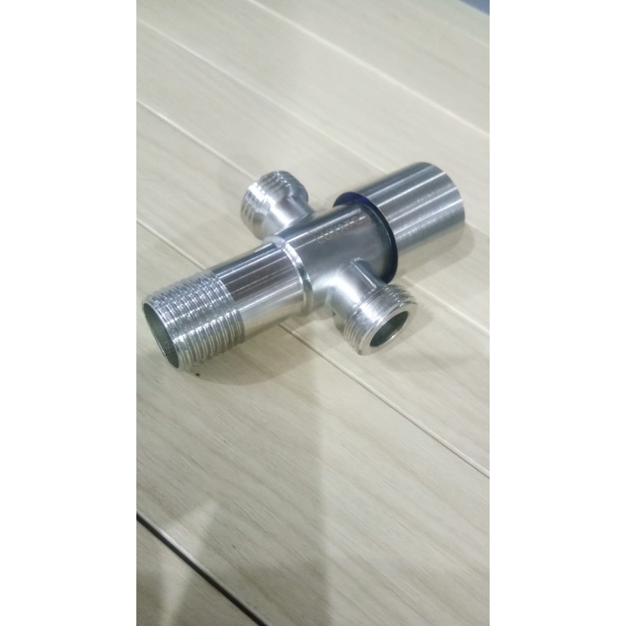 STOP KRAN DOUBLE SUS 304/ DOUBLE STOP VALVE STAINLESS