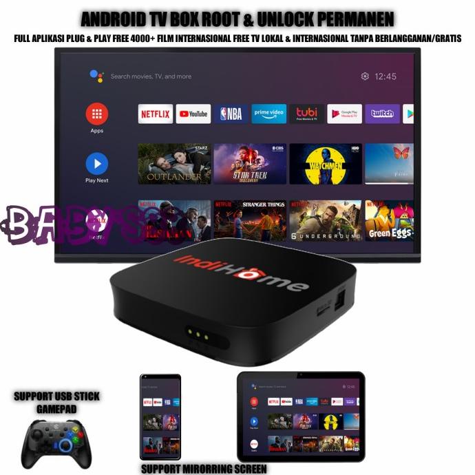 BERMUTU Smart Tv Box Android - Android Smart Tv Box Indihome 2GB/16GB