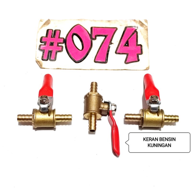 FILTER BENSIN UNIVERSAL KRAN BENSIN MOTOR KUNINGAN SARINGAN FILTER BENSIN MAGNET KRAN SELANG BENSIN 