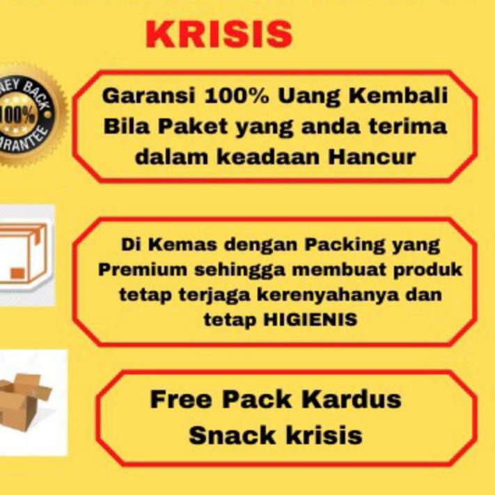 

⇲ GETAS MANIS DONAT/Lonjong 200 gr Snack KRISIS ゲ