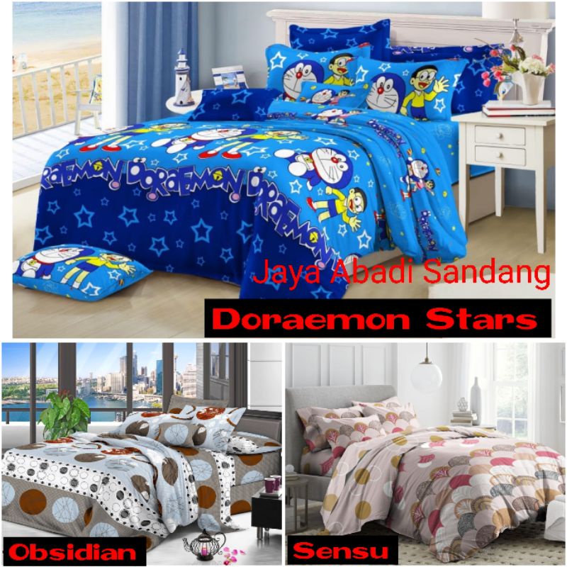 BEDCOVER SET BONAFIDE DISPERSE 180 x 200 / BEDCOVER KING / BEDCOVER DORAEMON / BEDCOVER TERLARIS