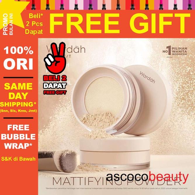 NEW | Wardah Colorfit Mattifying Powder Setting Bedak Tabur Matte