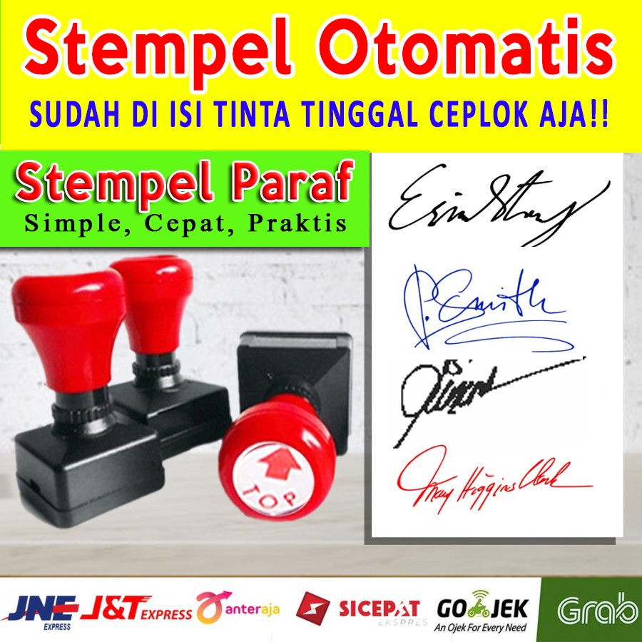 Jual Stempel Tanda Tangan Paraf Shopee Indonesia