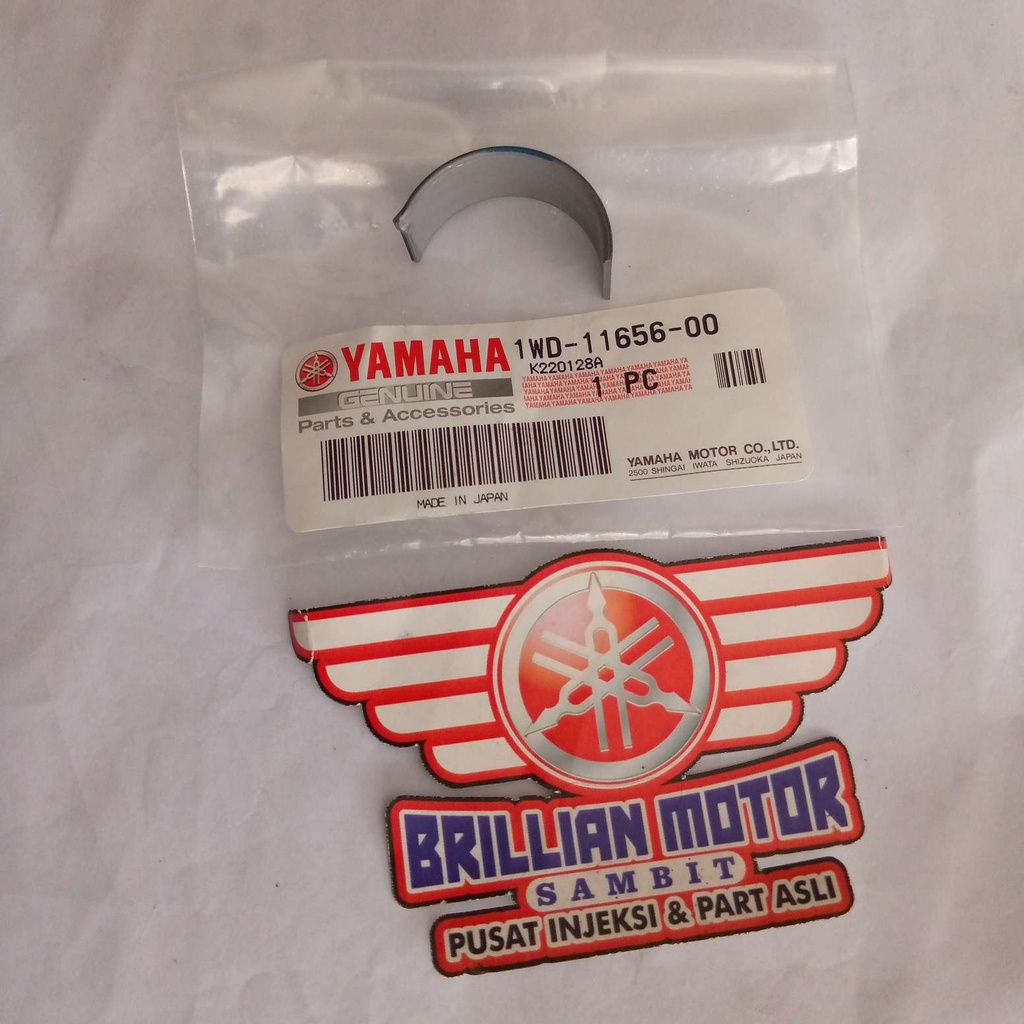 Metal plane bearing conecting rod R25 Original Yamaha 1WD-11656-00