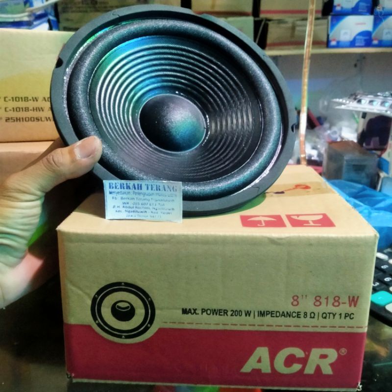 Speaker Woofer ACR 8 inch 818-W