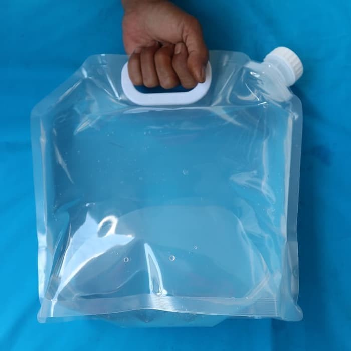 Tas Kantong Plastik Air Jerigen Lipat Water Tank Portabel 5 Liter 5L